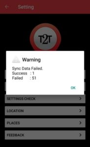 Sync data failed - track2ticket